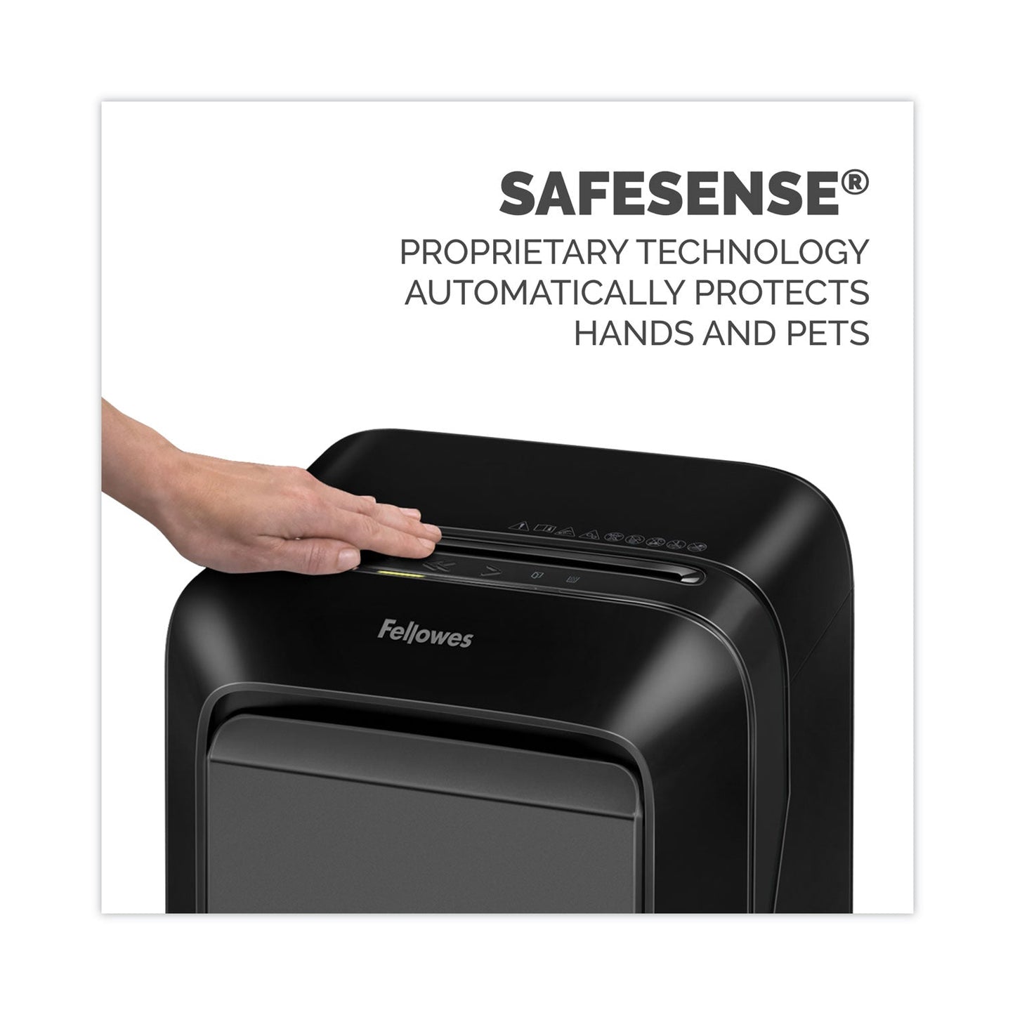 Fellowes Powershred LX210 Micro-Cut Shredder, 16 Manual Sheet Capacity, Black