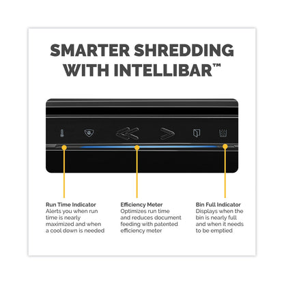 Fellowes Powershred LX210 Micro-Cut Shredder, 16 Manual Sheet Capacity, Black