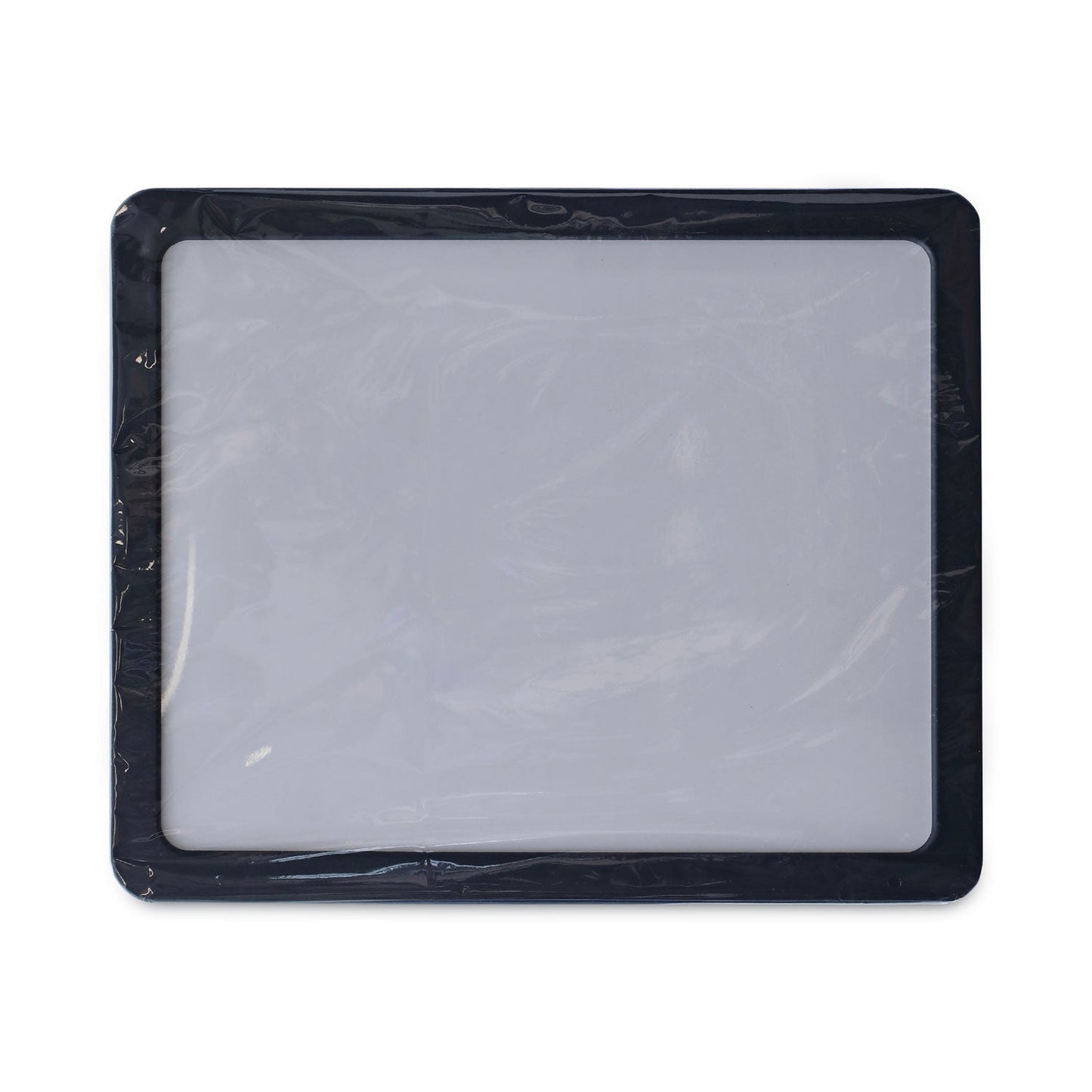 Universal Recycled Cubicle Dry Erase Board, 15.88 x 12.88, Charcoal, with Three Magnets