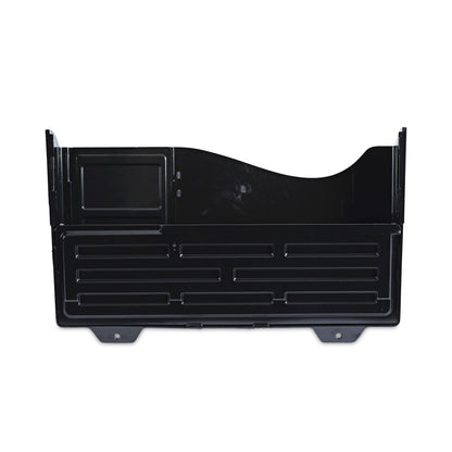 Universal Grande Central Filing System, 7 Sections, Legal/Letter Size, Wall Mount, 16" x 4.75" x 38.25", Black, 7/Pack