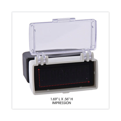 Universal Message Stamp, URGENT, Pre-Inked One-Color, Red