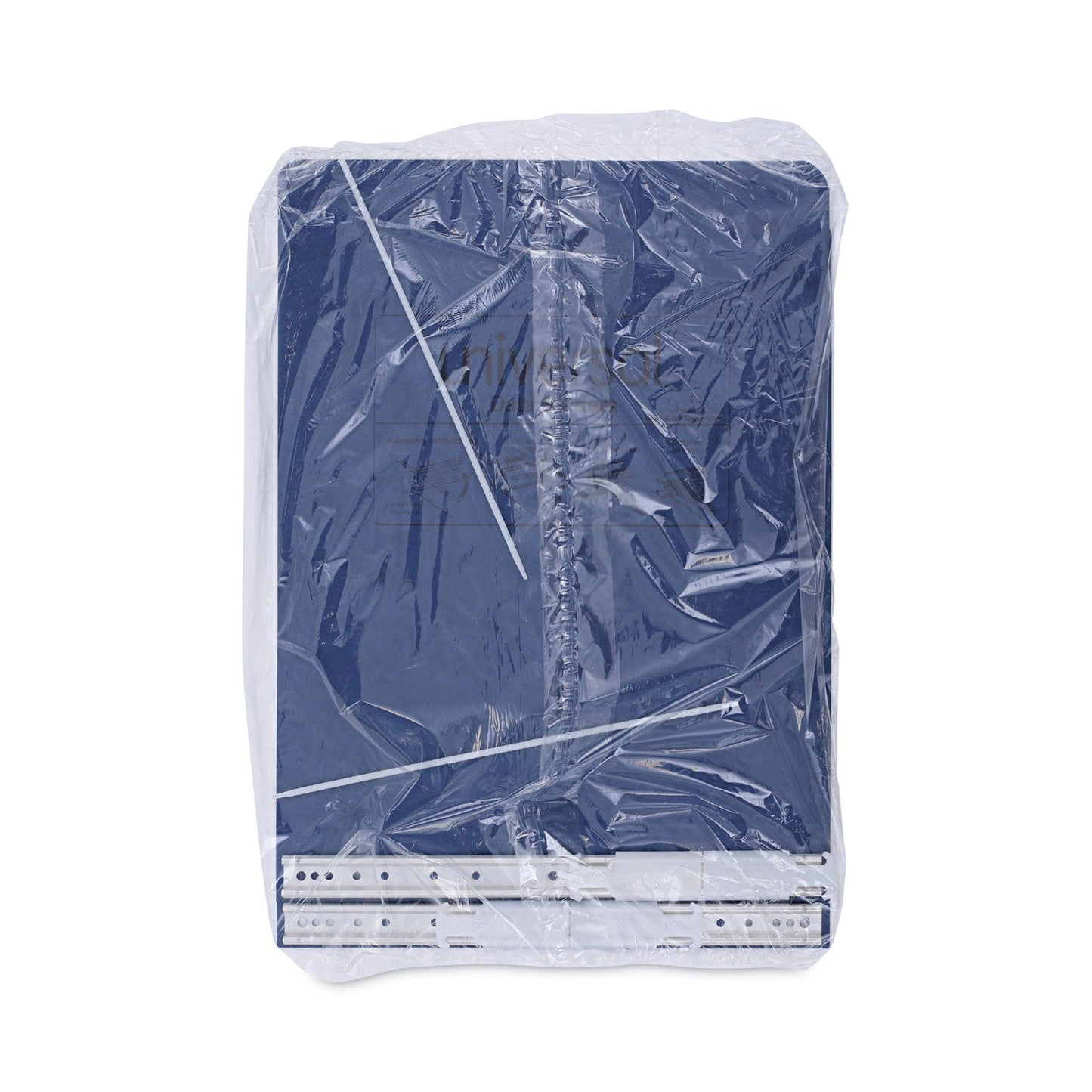 Universal Pressboard Hanging Binder, 2 Posts, 6" Capacity, 9.5 x 11, Blue