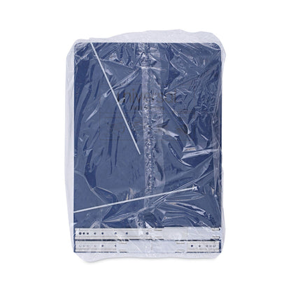Universal Pressboard Hanging Binder, 2 Posts, 6" Capacity, 9.5 x 11, Blue