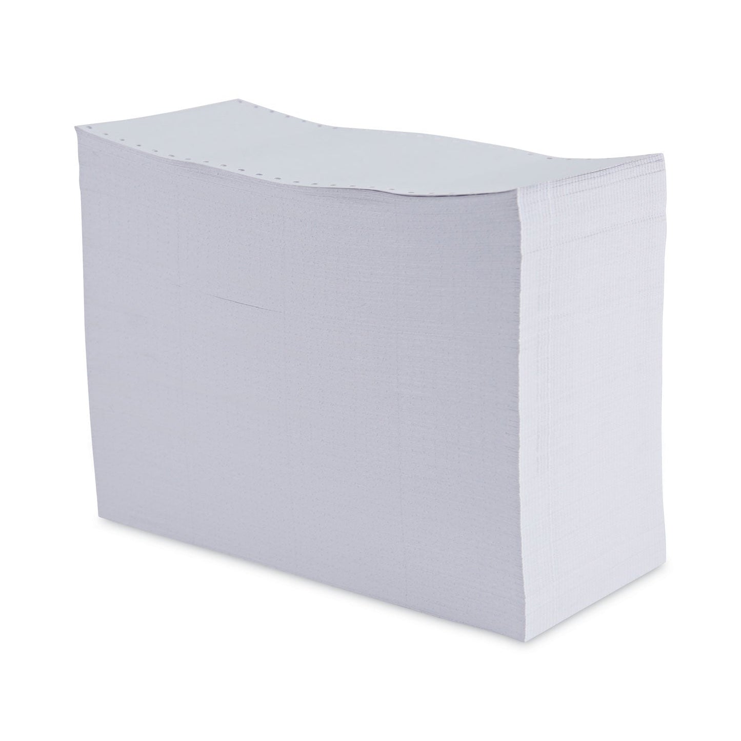 Universal Continuous-Feed Index Cards, Unruled, 3 x 5, White, 4,000/Carton