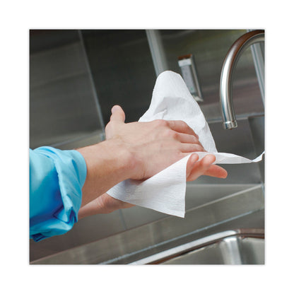Kleenex Hard Roll Paper Towels with Premium Absorbency Pockets, 8" x 600 ft, 1.5" Core, White, 6 Rolls/Carton