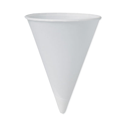 Dart Cone Water Cups, Cold, Paper, 4 oz, White, 200/Pack