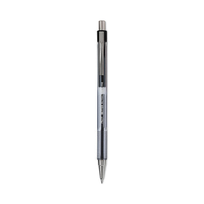 Pilot Better Ballpoint Pen, Retractable, Fine 0.7 mm, Black Ink, Smoke Barrel, Dozen