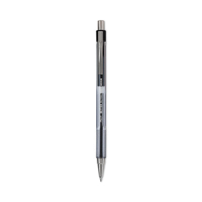 Pilot Better Ballpoint Pen, Retractable, Medium 1 mm, Black Ink, Smoke Barrel, Dozen