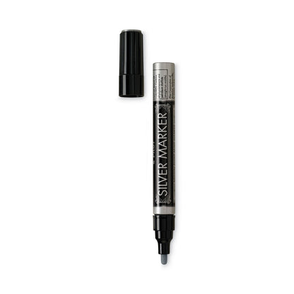Pilot Creative Art and Crafts Marker, Medium Brush Tip, Silver