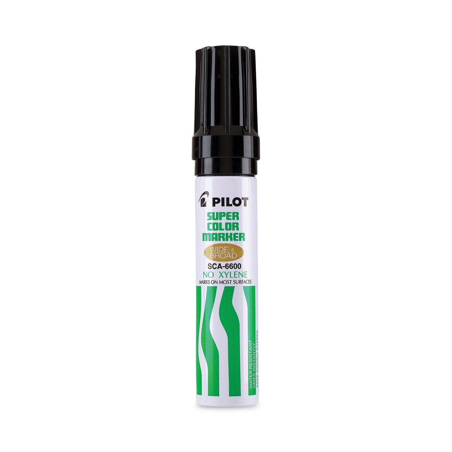 Pilot Jumbo Refillable Permanent Marker, Broad Chisel Tip, Black