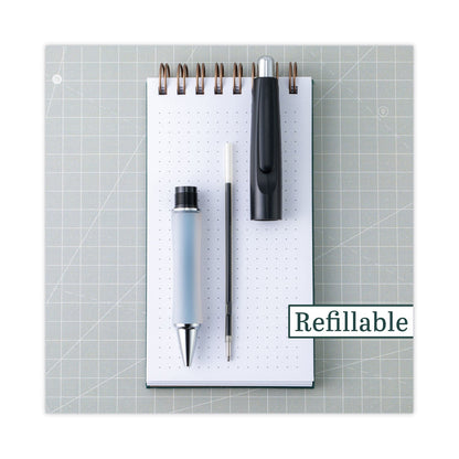 Pilot Dr. Grip Ballpoint Pen, Retractable, Medium 1 mm, Blue Ink, Navy Barrel
