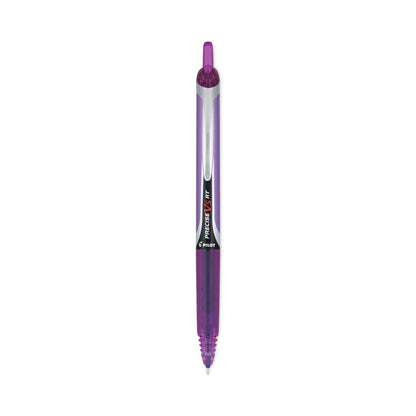 Pilot Precise V5RT Roller Ball Pen, Retractable, Extra-Fine 0.5 mm, Purple Ink, Purple Barrel
