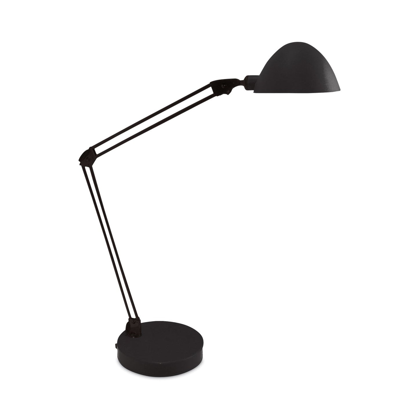 Ledu LED Desk and Task Lamp, 5W, 5.5"w x 13.38"d x 21.25"h, Black