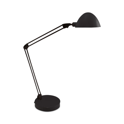 Ledu LED Desk and Task Lamp, 5W, 5.5"w x 13.38"d x 21.25"h, Black