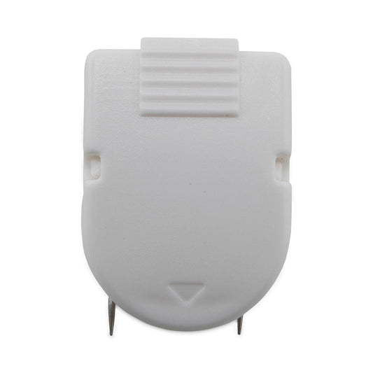 Advantus Wall Clips for Fabric Panels, 40 Sheet Capacity, White, 20/Box