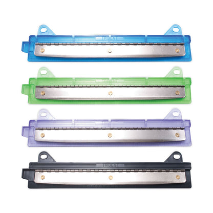 McGill 6-Sheet Trident Binder Punch, Three-Hole, 1/4" Holes, Assorted Colors