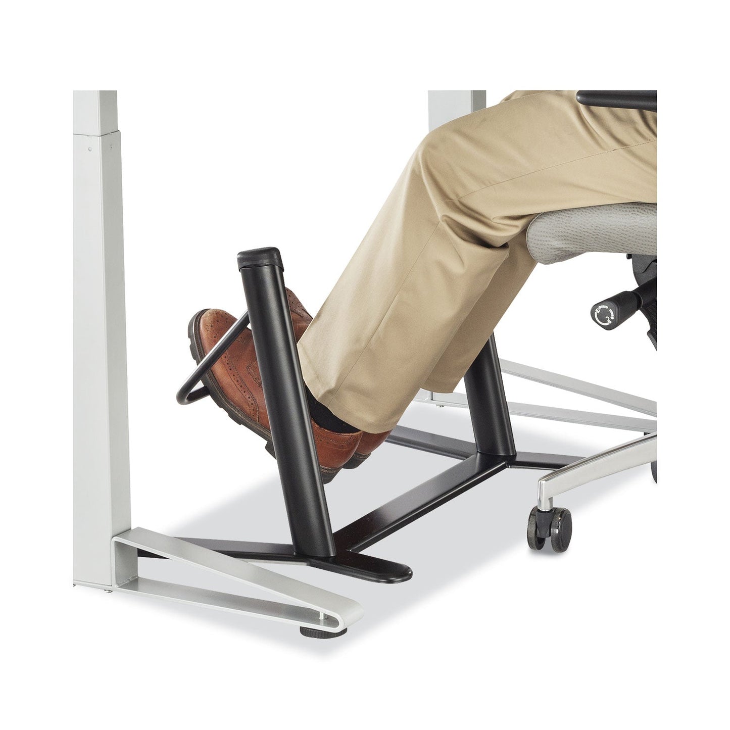 Safco Dynamic Footrest, 29w x 17.75d x 16.5h, Black