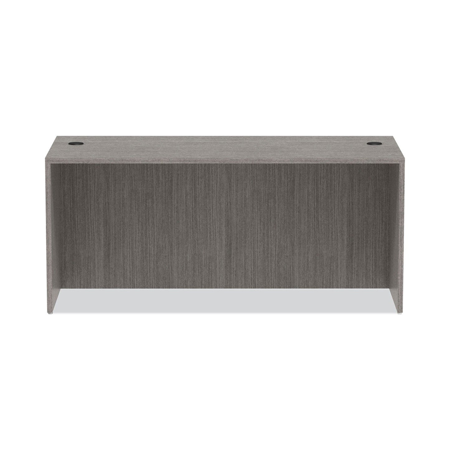 Alera Valencia Series Straight Front Desk Shell, 65" x 29.5" x 29.63", Gray