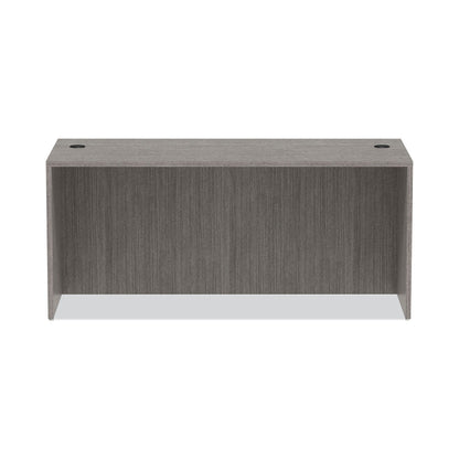Alera Valencia Series Straight Front Desk Shell, 65" x 29.5" x 29.63", Gray