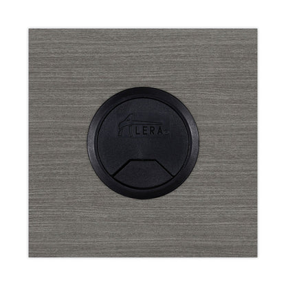 Alera Valencia Series Reversible Return/Bridge Shell, 47.25w x 23.63d x 29.5h, Gray