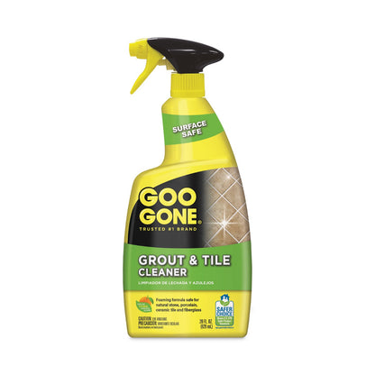 Goo Gone Grout and Tile Cleaner, Citrus Scent, 28 oz Trigger Spray Bottle, 6/CT