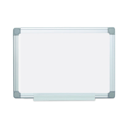 MasterVision Earth Easy-Clean Dry Erase Board, White/Silver, 18x24