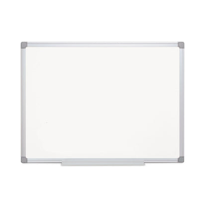MasterVision Earth Easy-Clean Dry Erase Board, White/Silver, 24x36