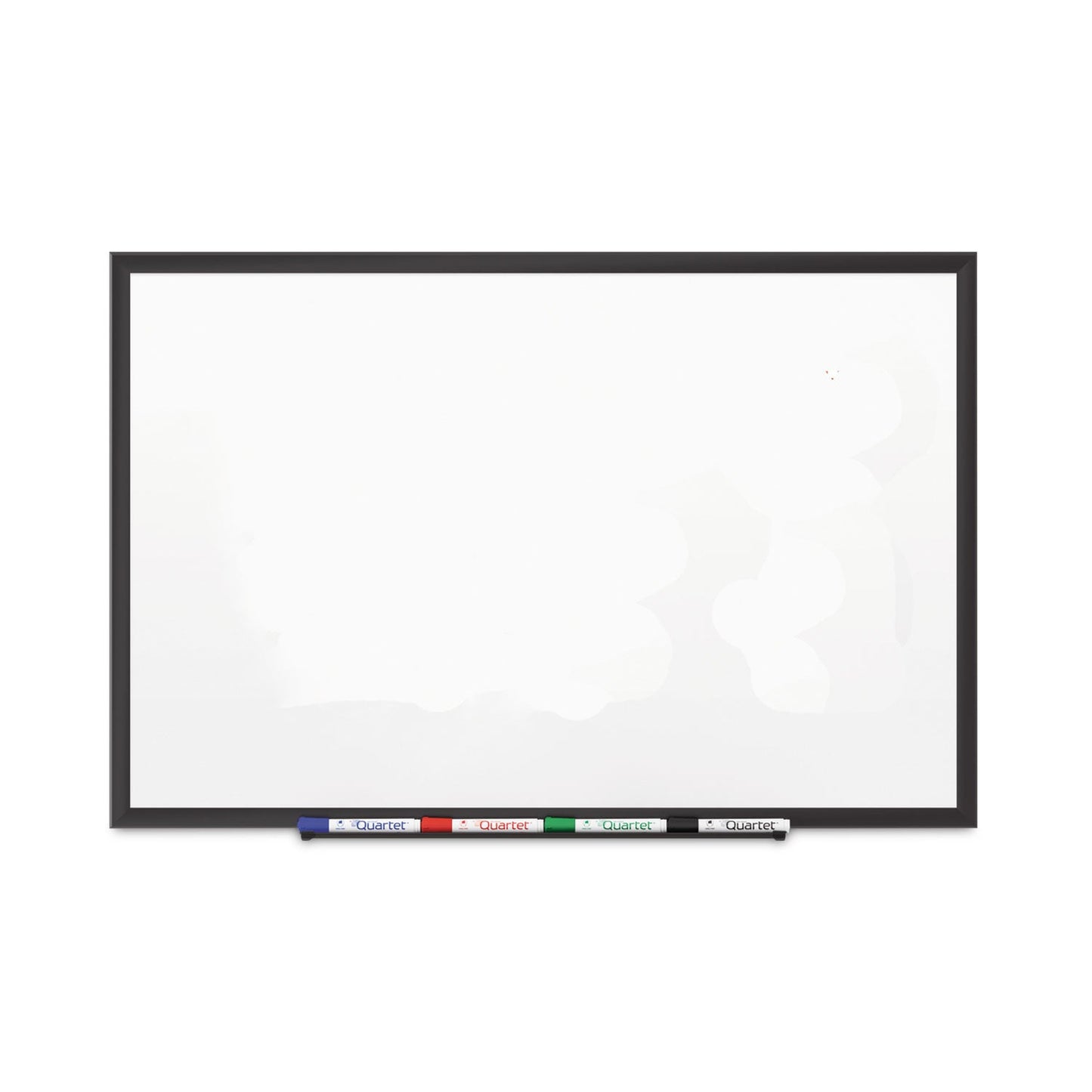 Quartet Classic Porcelain Magnetic Whiteboard, 48 x 36, Black Aluminum Frame