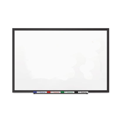 Quartet Classic Porcelain Magnetic Whiteboard, 48 x 36, Black Aluminum Frame