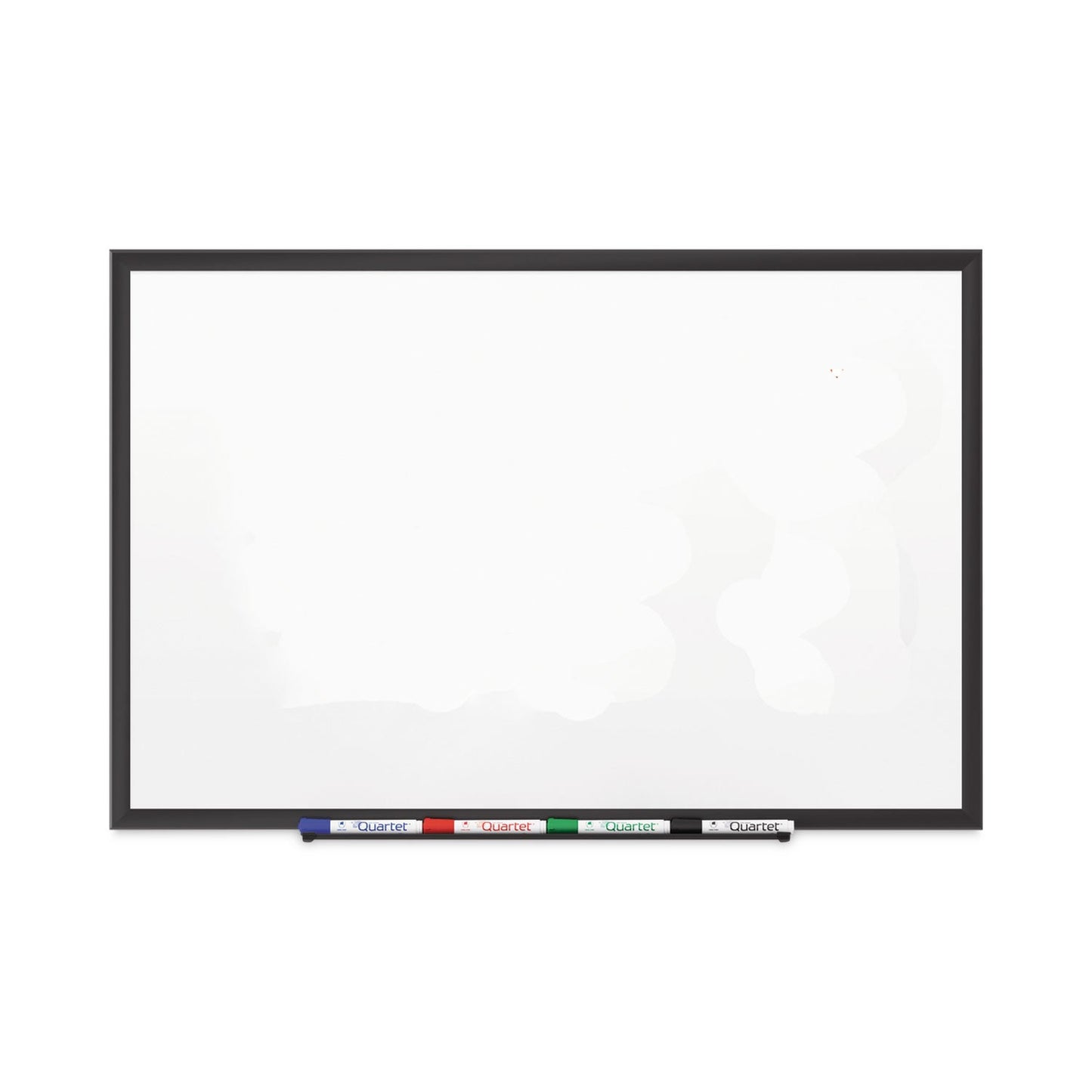 Quartet Classic Porcelain Magnetic Whiteboard, 96 x 48, Black Aluminum Frame