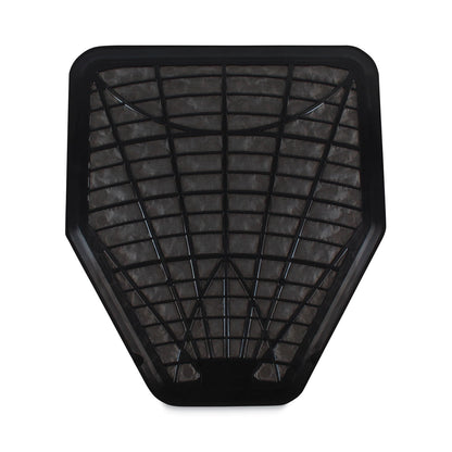 TOLCO Urinal Mat, 20.75 x 18.5, Black, 6/Carton