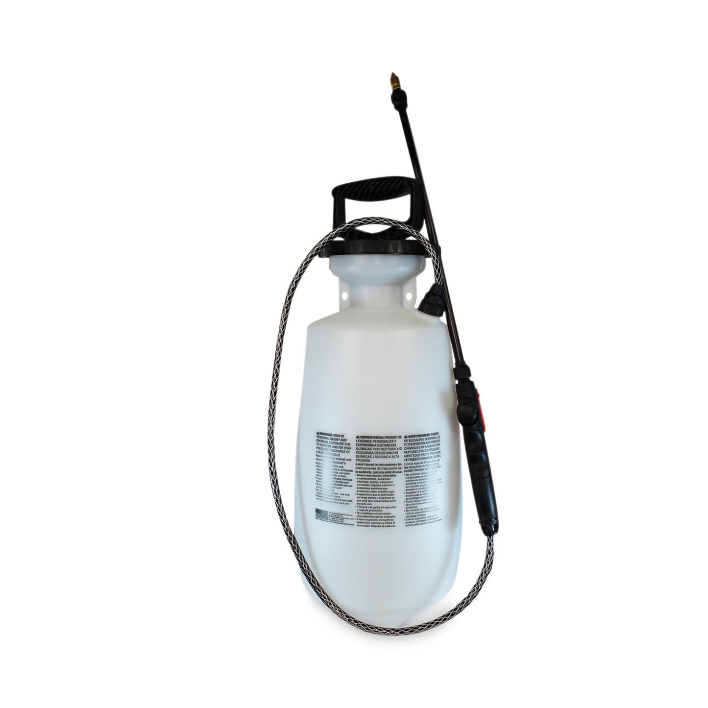TOLCO 2 Gallon Valu Mist Tank Sprayer, 0.38" x 32" Hose, White