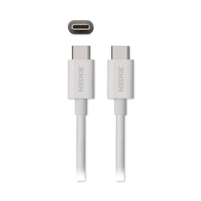 JENSEN USB-C 3.1 Type-C, 480 Mbps, 6 ft, White