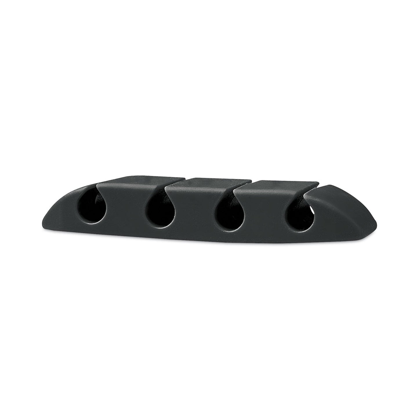 RCA Four Channel Cable Holder Black, 3" x 3", 3/Pack