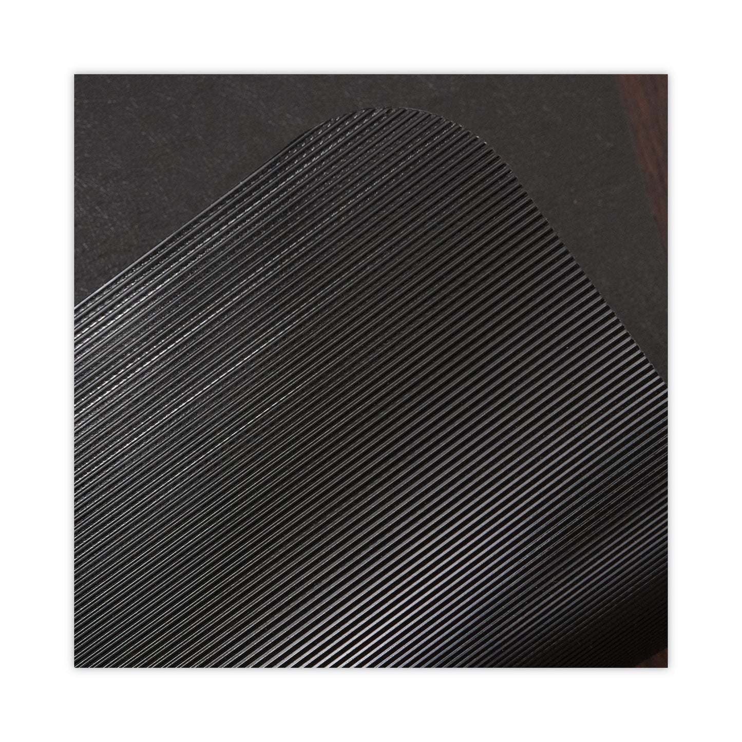 ES Robbins Floor+Mate, For Hard Floor to Medium Pile Carpet up to 0.75", 36 x 48, Black