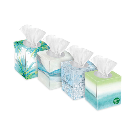 Kleenex Lotion Facial Tissue, 3-Ply, White, 60 Sheets/Box, 27 Boxes/Carton
