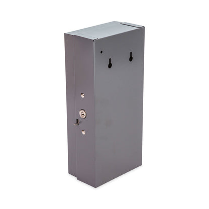 CONTROLTEK Steel Bond Box, 1 Compartment, 10.4 x 5.4 x 3.1, Gray