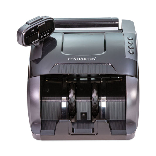 CONTROLTEK Bill Counter, 1,080 Bills/min, 11 x 10 x 6.8, Gray