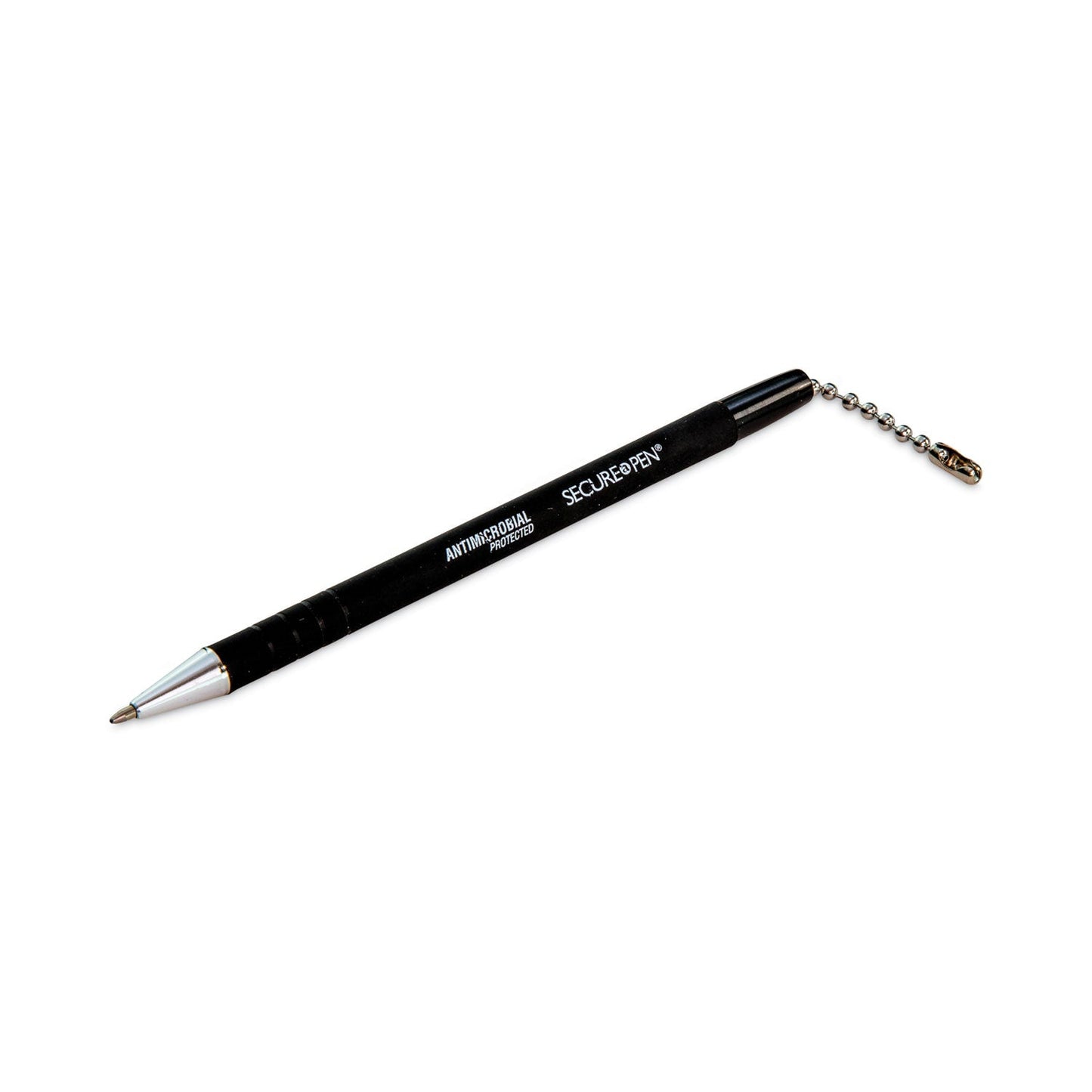 CONTROLTEK Replacement Antimicrobial Counter Chain Pen, Medium, 1 mm, Black Ink, Black