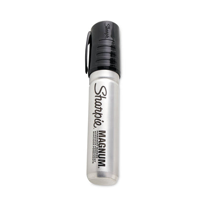Sharpie Magnum Permanent Marker, Broad Chisel Tip, Black, Dozen