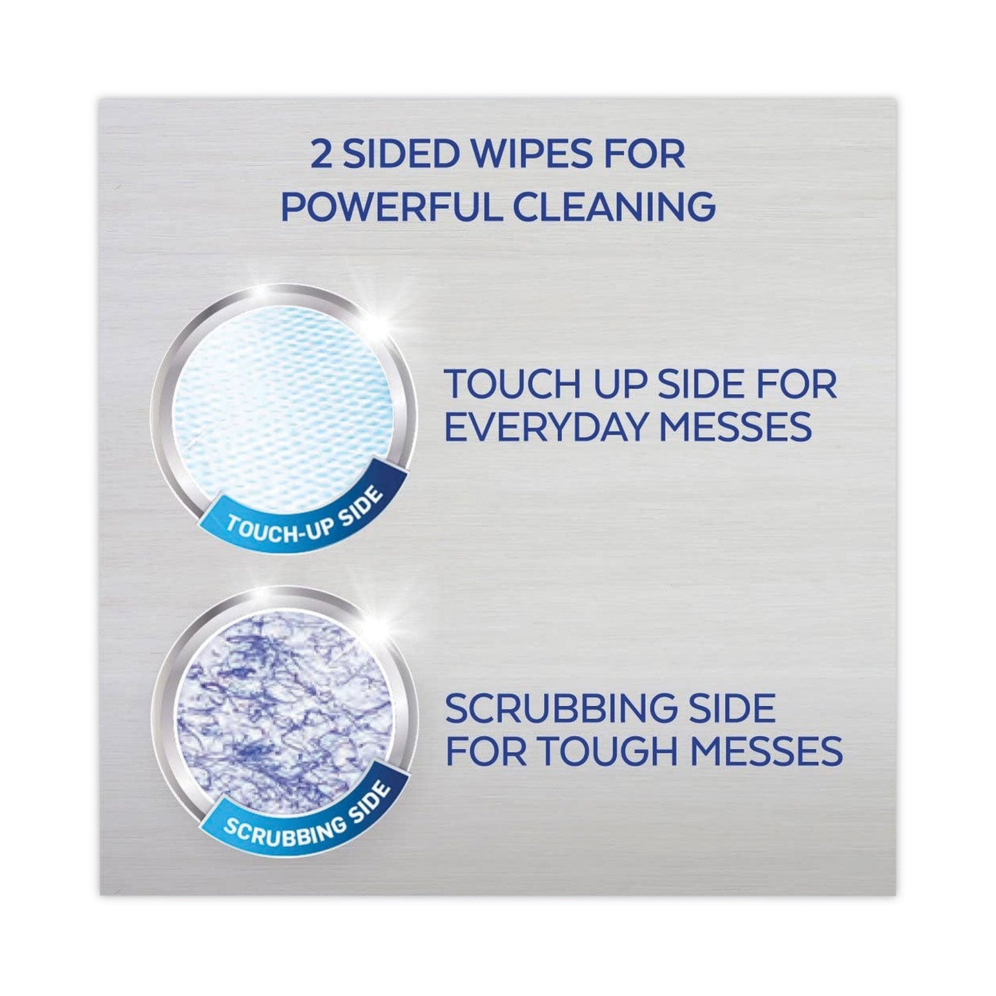 LYSOL Dual Action Disinfecting Wipes, 7 x 7.5, Citrus, White/Purple, 75/Canister, 6/Carton