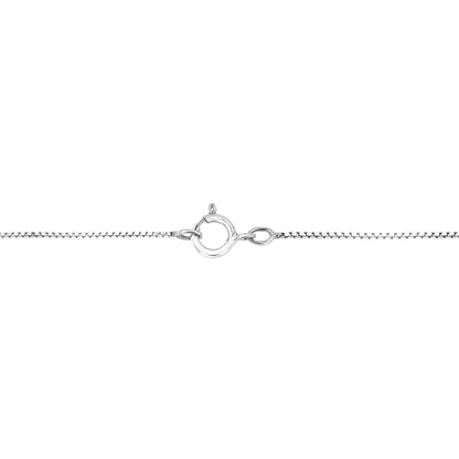 14K White Gold 1/5 Cttw 3-Prong Set Heart Shaped Solitaire Lab Grown Diamond 18" Pendant Necklace (F-G Color, VS2-SI1 Clarity)
