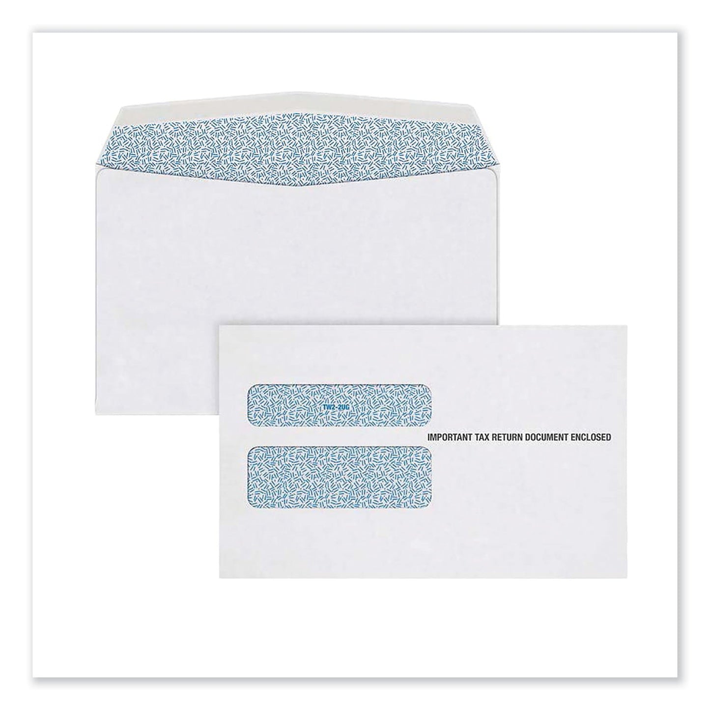 Adams W-2 Peel and Seal Envelopes, Commercial Flap, Self-Adhesive Closure, 5.63 x 9, White, 15/Pack