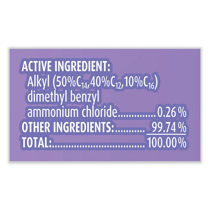 LYSOL Disinfecting Wipes, 7 x 7.25, Early Morning Breeze, 80 Wipes/Canister, 6 Canisters/Carton