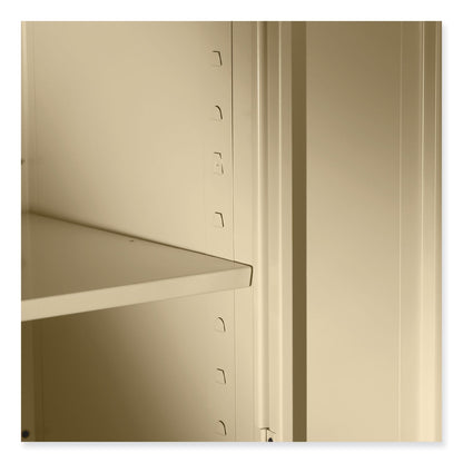 Tennsco 72" High Standard Cabinet (Unassembled), 36 x 24 x 72, Putty