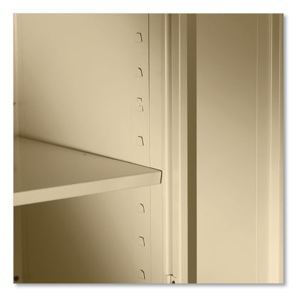 Tennsco 72" High Standard Cabinet (Unassembled), 36 x 18 x 72, Putty
