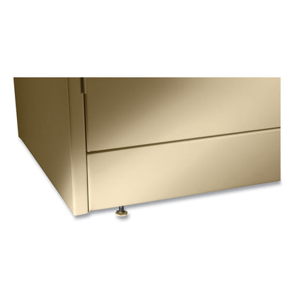 Tennsco 78" High Deluxe Cabinet, 36w x 18d x 78h, Light Gray