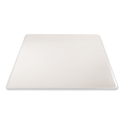 deflecto ExecuMat All Day Use Chair Mat for High Pile Carpet, 46 x 60, Rectangular, Clear