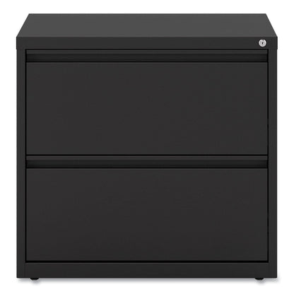 Alera Lateral File, 2 Legal/Letter-Size File Drawers, Black, 30" x 18.63" x 28"