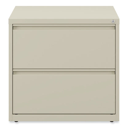 Alera Lateral File, 2 Legal/Letter-Size File Drawers, Putty, 30" x 18.63" x 28"